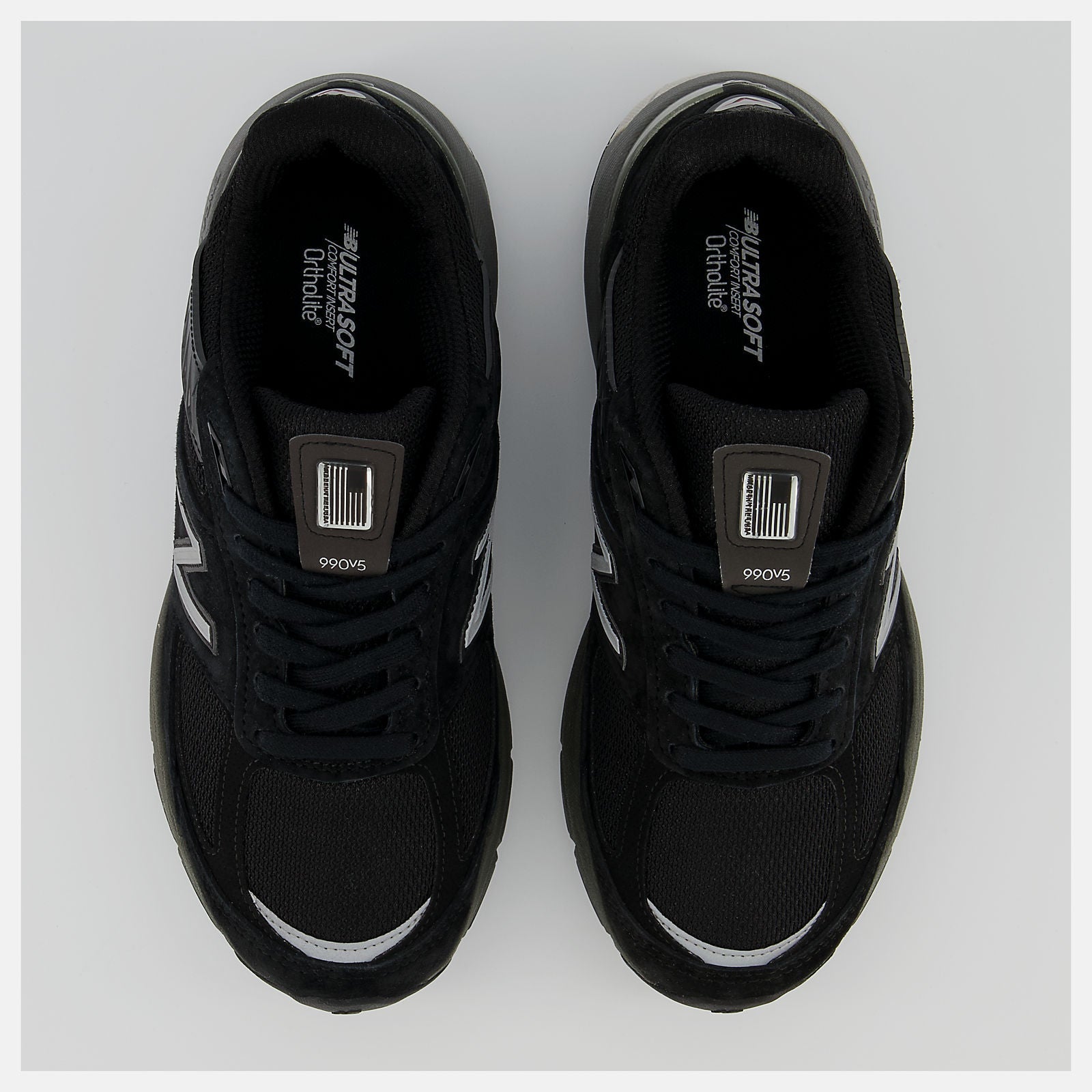 Made in US 990v5 | New Balance Shoes Black/Silver - Women