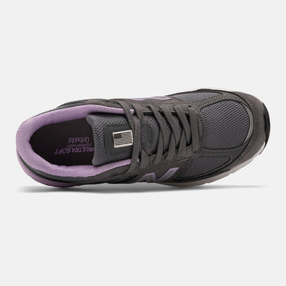 Made IN US 990v5 | New Balance Shoes Lead/Dark Violet Glo - Women