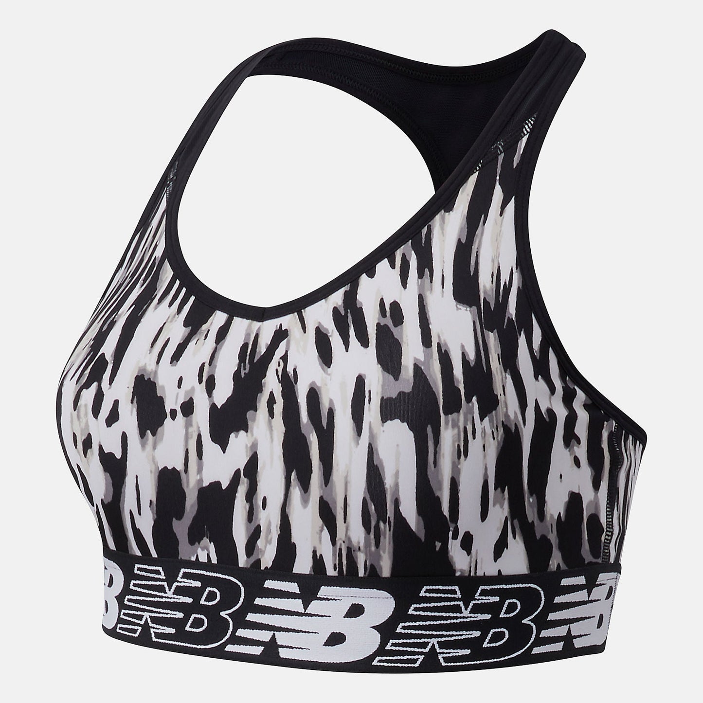 NB Pace Bra Printed 3.0 | New Balance Clothing White/Black - Women