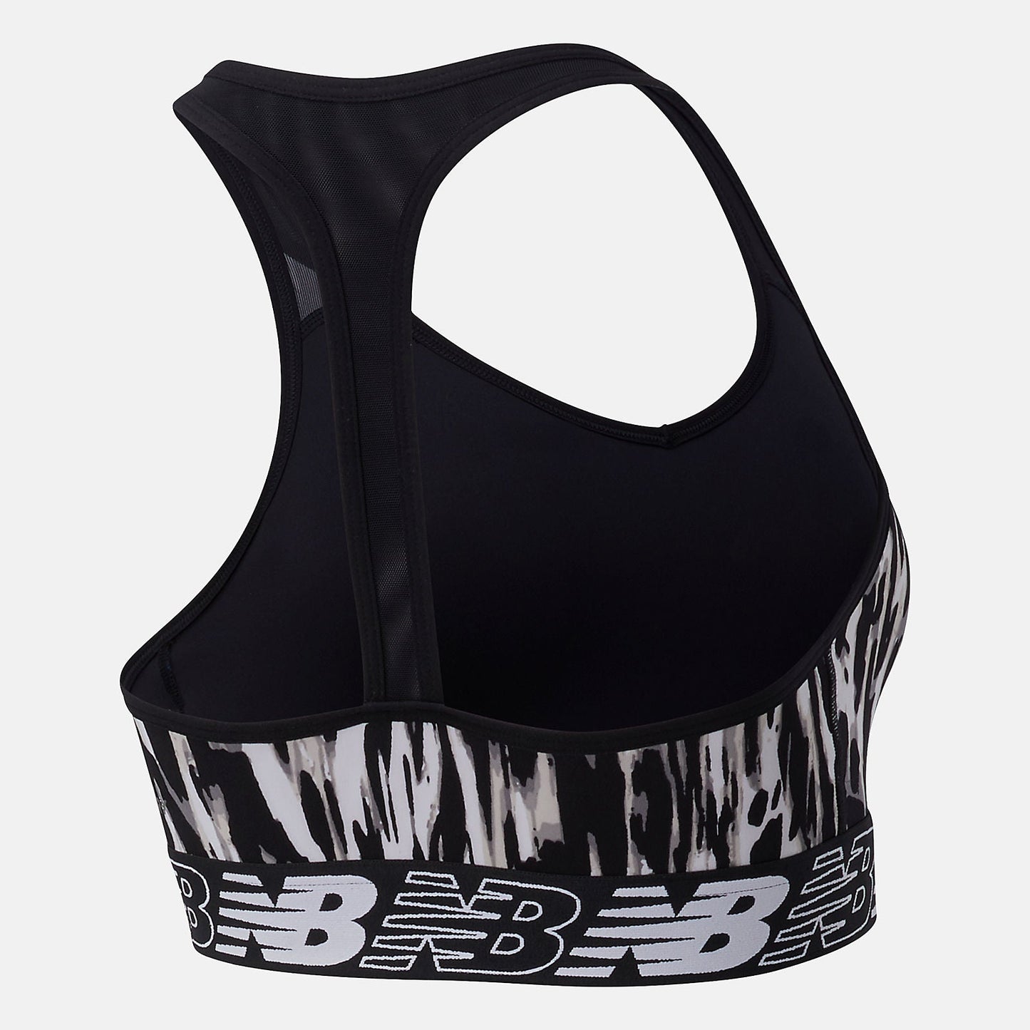 NB Pace Bra Printed 3.0 | New Balance Clothing White/Black - Women