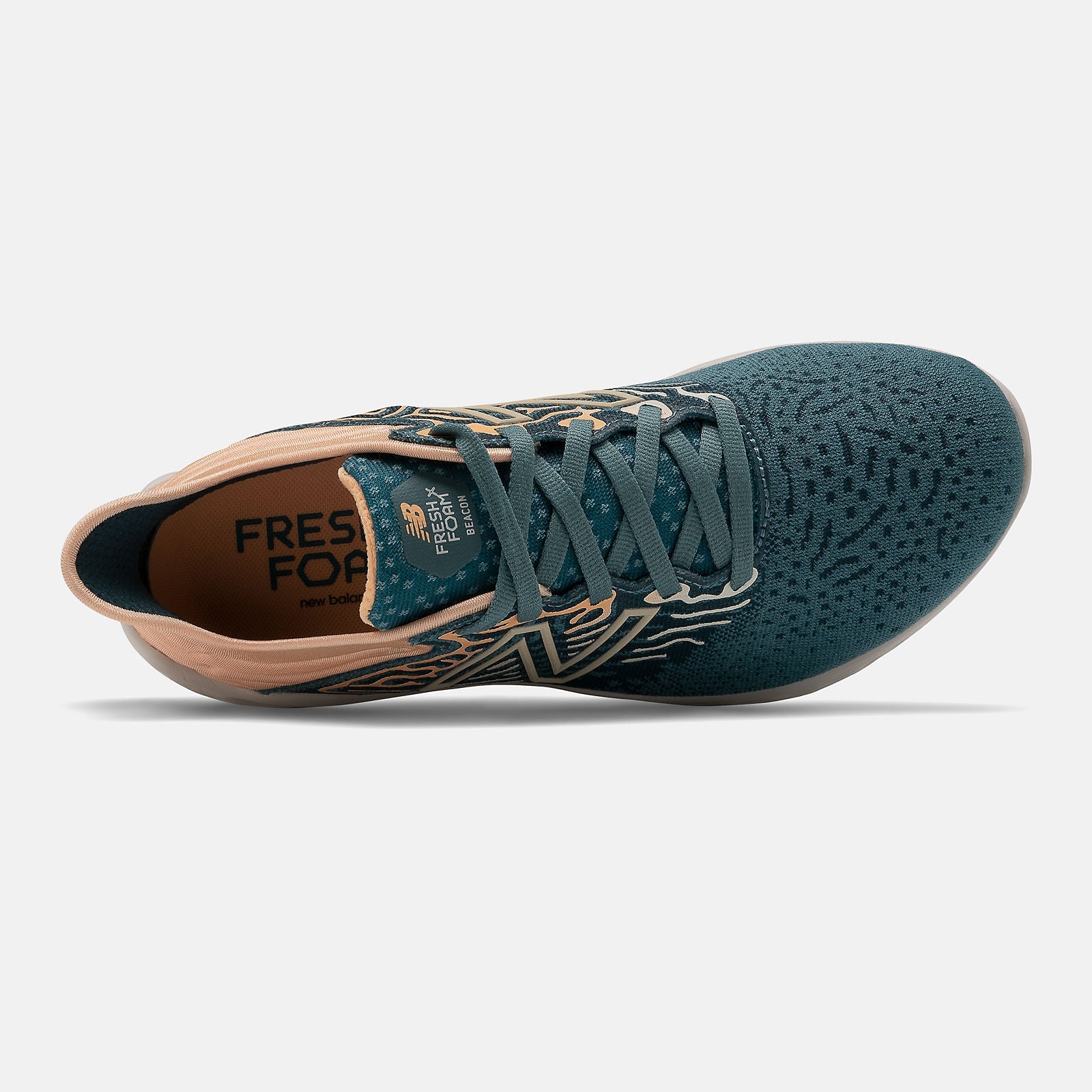 Fresh Foam Beacon v3 | New Balance Shoes Teal/Light Mango - Women