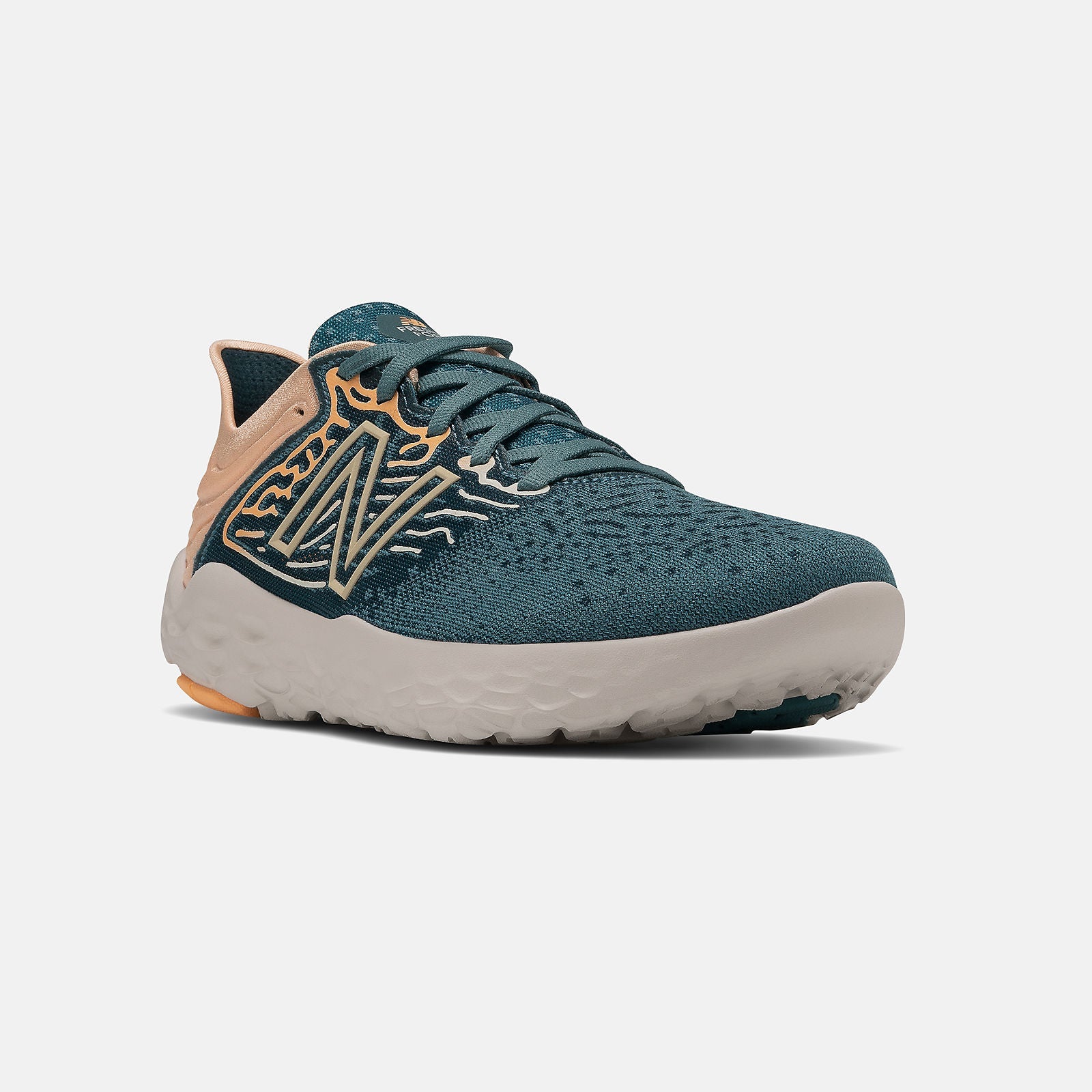 Fresh Foam Beacon v3 | New Balance Shoes Teal/Light Mango - Women