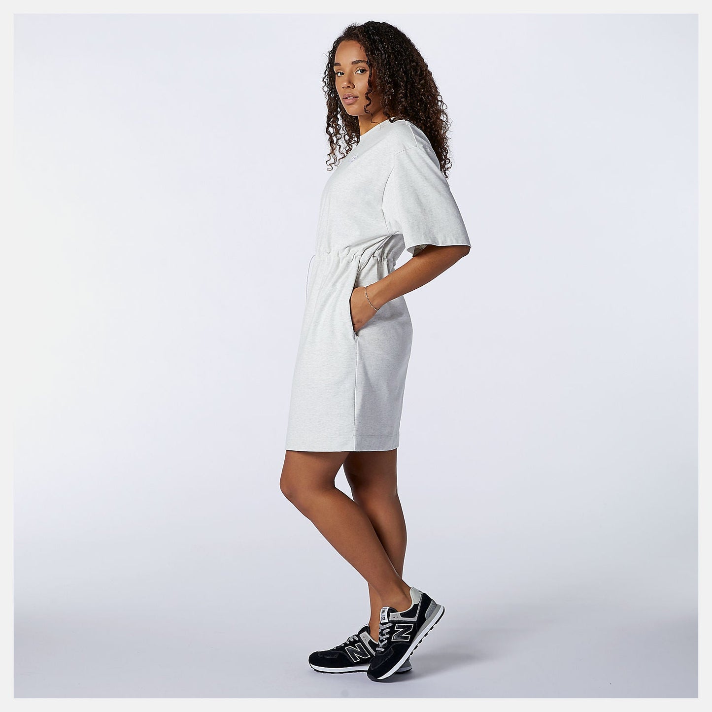 NB Athletics Tee Dress | New Balance Clothing Sea Salt Heather - Women