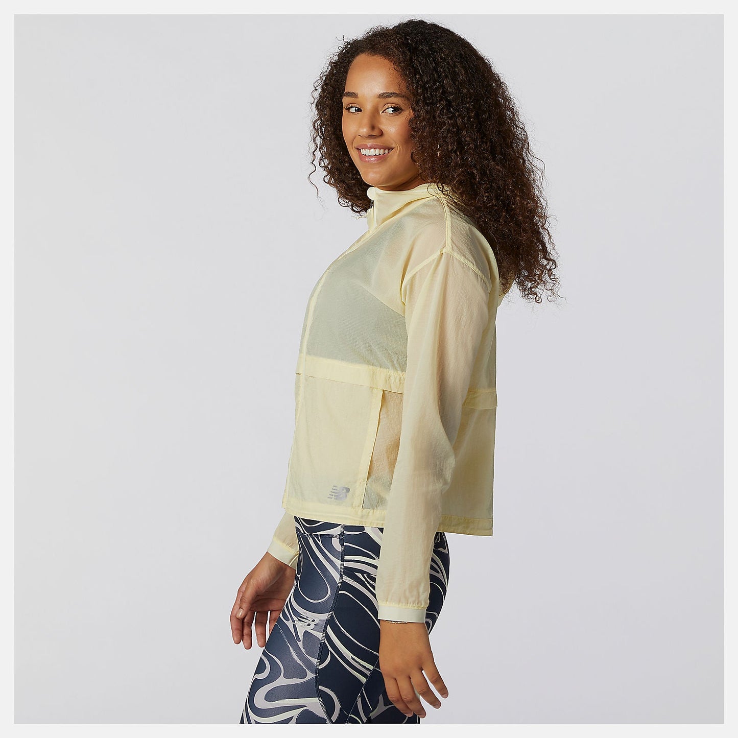 Impact Run Light Pack Jacket | New Balance Clothing Clear Yellow - Women