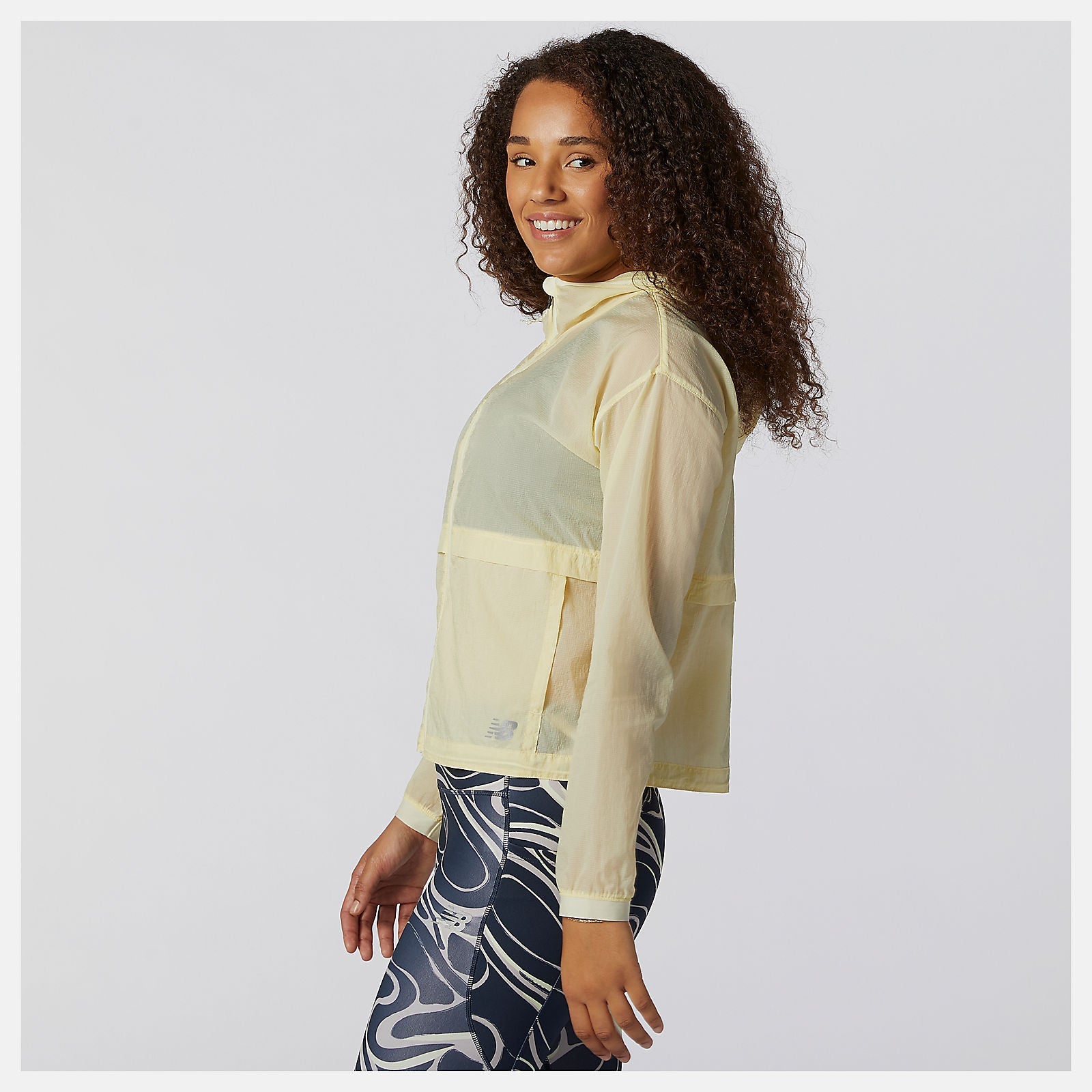 Impact Run Light Pack Jacket | New Balance Clothing Clear Yellow - Women