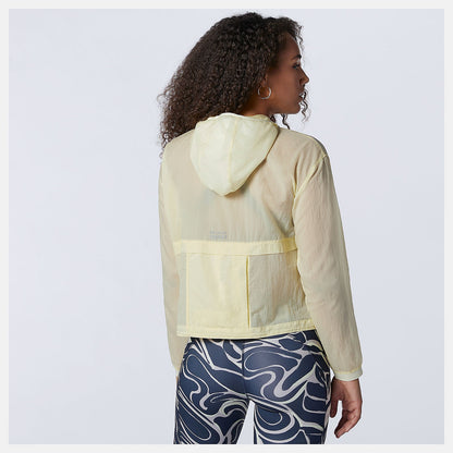 Impact Run Light Pack Jacket | New Balance Clothing Clear Yellow - Women