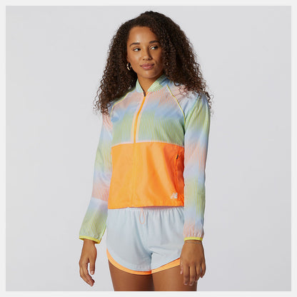 Printed Fast Flight Jacket | New Balance Clothing Citrus Punch - Women
