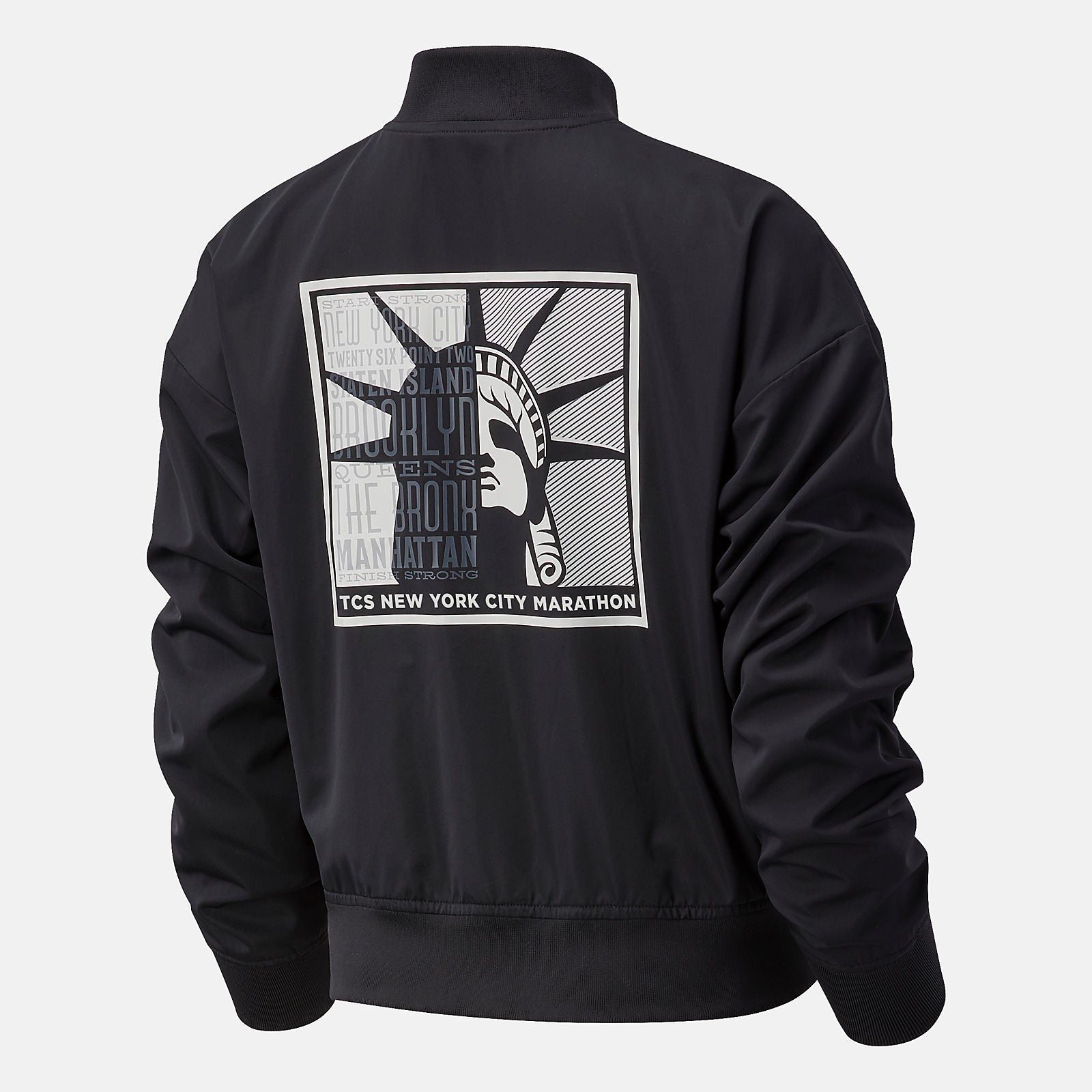 NYC Marathon Essentials Core Bomber Jacket | New Balance Clothing Black - Women
