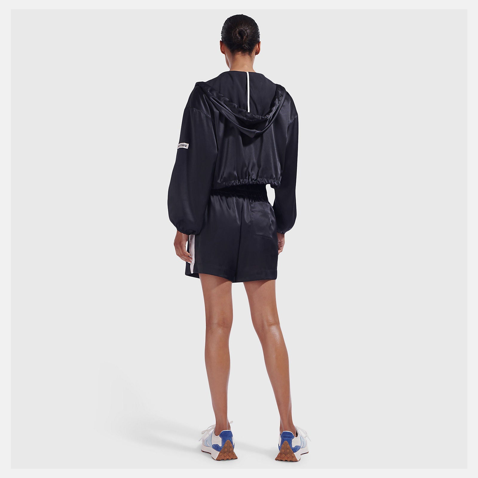 NB x Staud Hooded Jacket | New Balance Clothing Black - Women