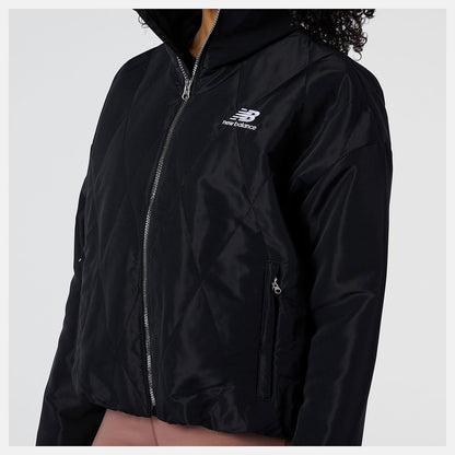 NB Athletics Argyle Quilted Jacket | New Balance Clothing Black - Women