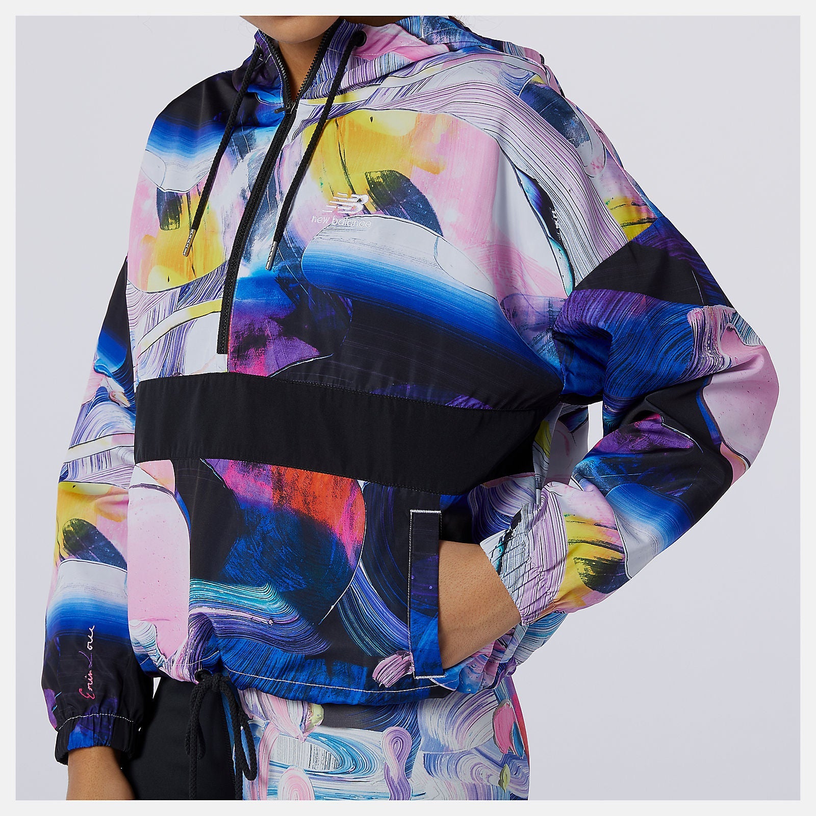 NB Athletics Printed Anorak Jacket | New Balance Clothing White Print - Women