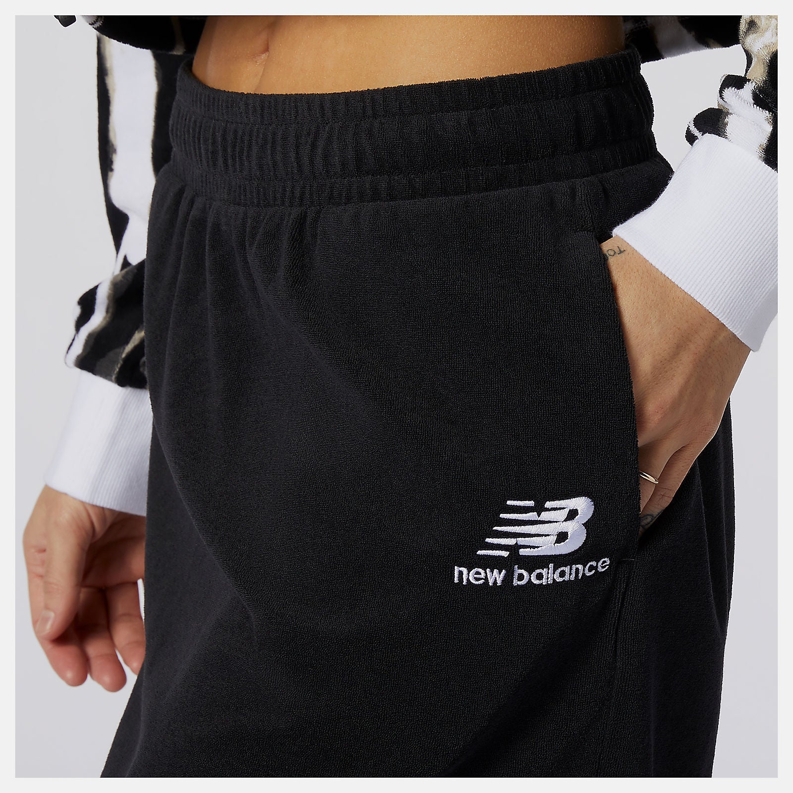 NB Athletics Collide Terry Skirt | New Balance Clothing Black - Women
