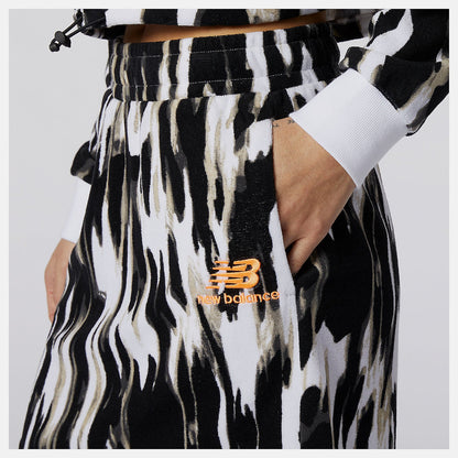 NB Athletics Collide Printed Terry Skirt | New Balance Clothing White - Women