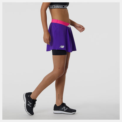Tournament Woven Skort | New Balance Clothing Deep Violet - Women