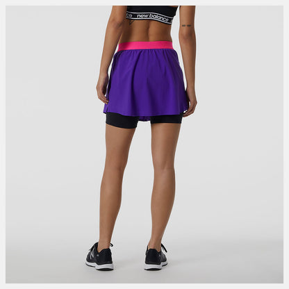 Tournament Woven Skort | New Balance Clothing Deep Violet - Women