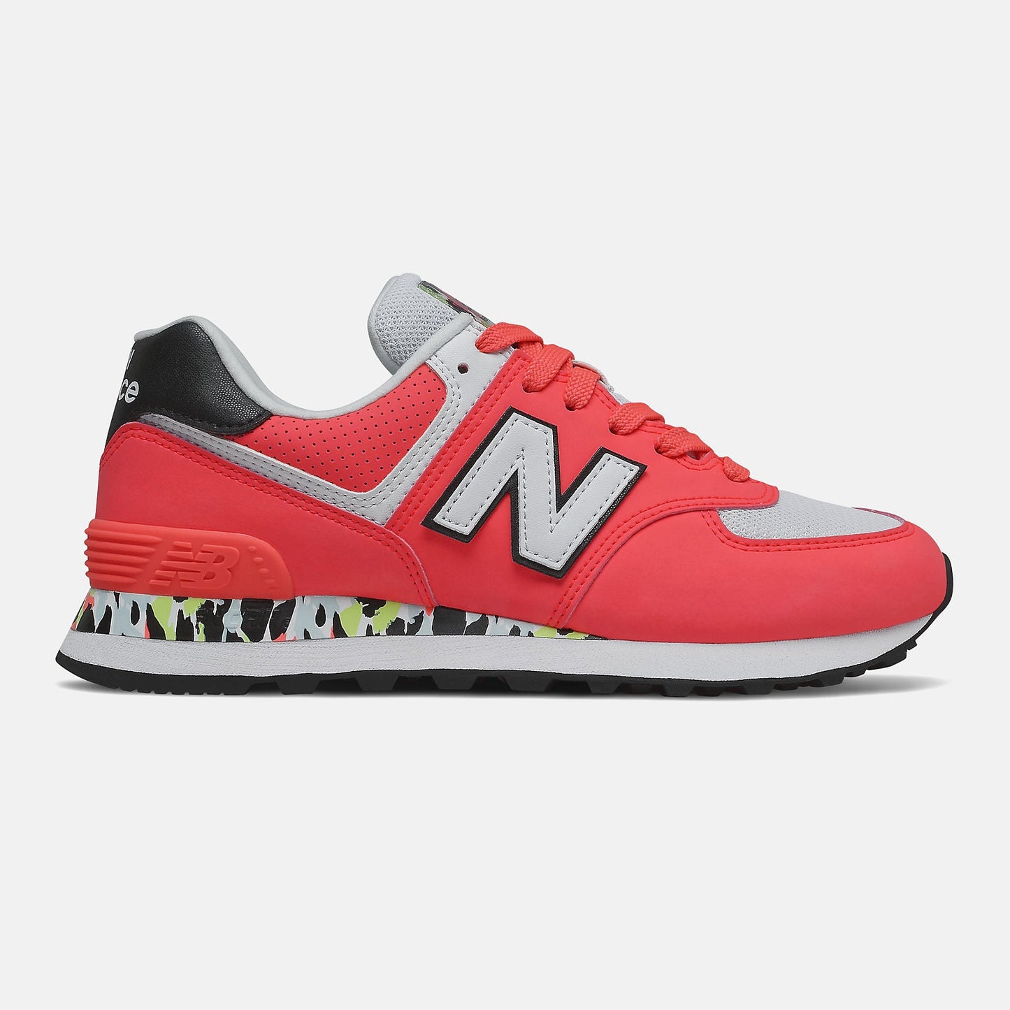 574 | New Balance Shoes Vivid Coral/White - Women