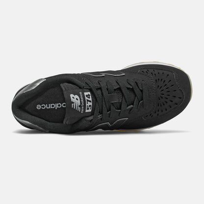 574 | New Balance Shoes Black/Dark Silver Metallic - Women