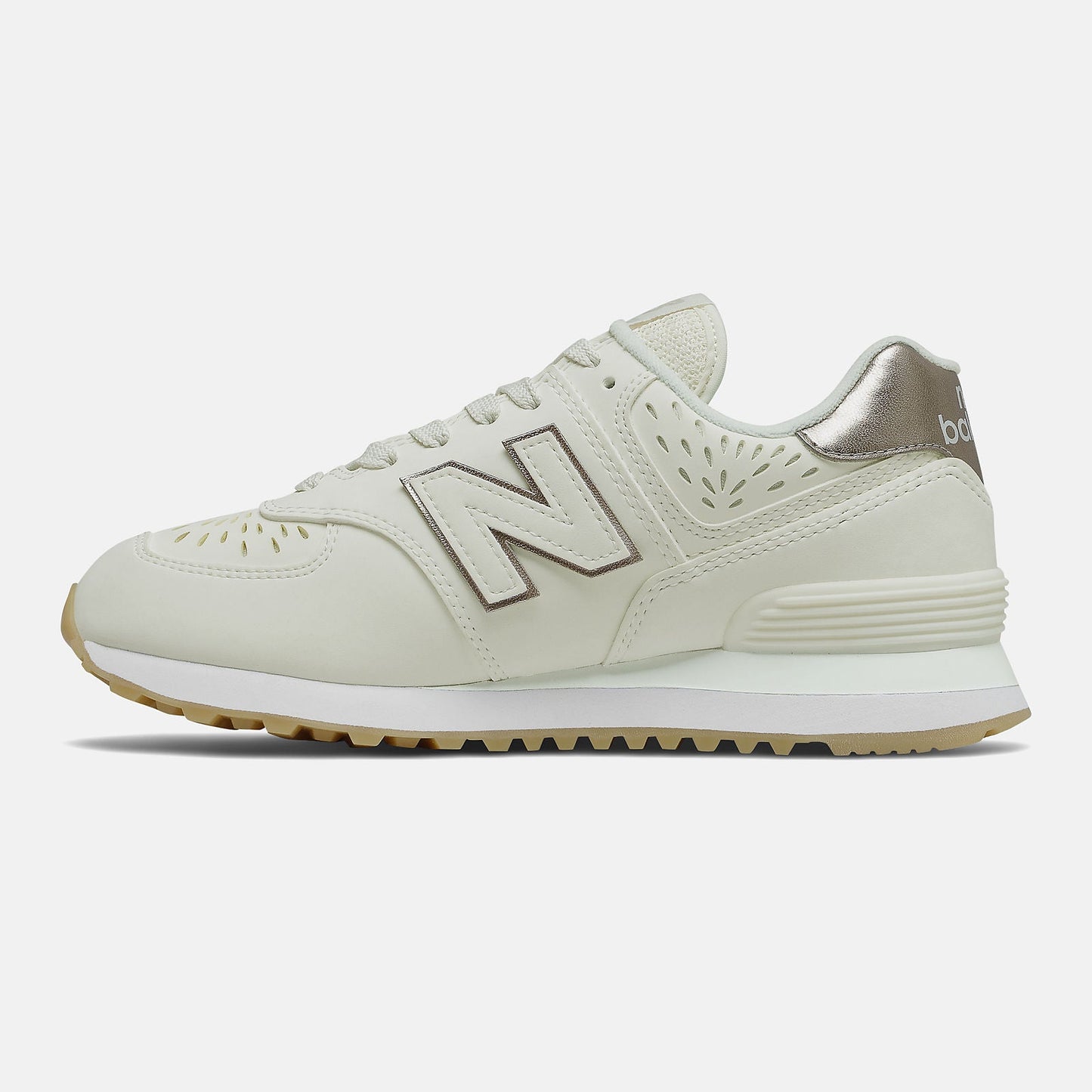 574 | New Balance Shoes Sea Salt/Light Gold Metallic - Women