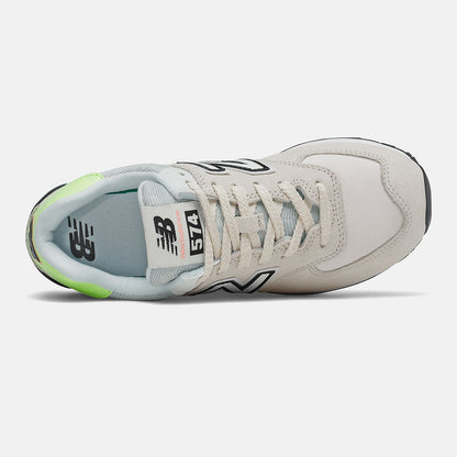 574 | New Balance Shoes Raw Silk/Bleached Lime Glo - Women