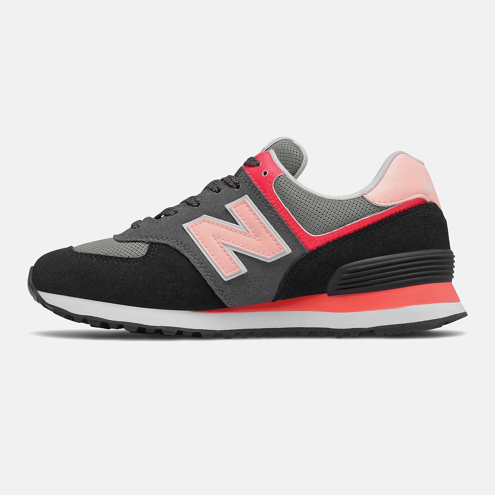 574 | New Balance Shoes Black/Cloud Pink - Women