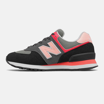 574 | New Balance Shoes Black/Cloud Pink - Women