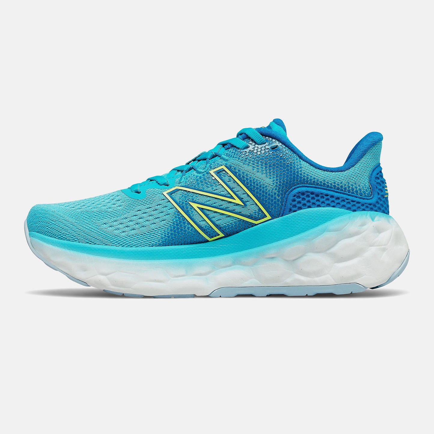 Fresh Foam More v3 | New Balance Shoes Virtual Sky/Bleached Lime Glo - Women