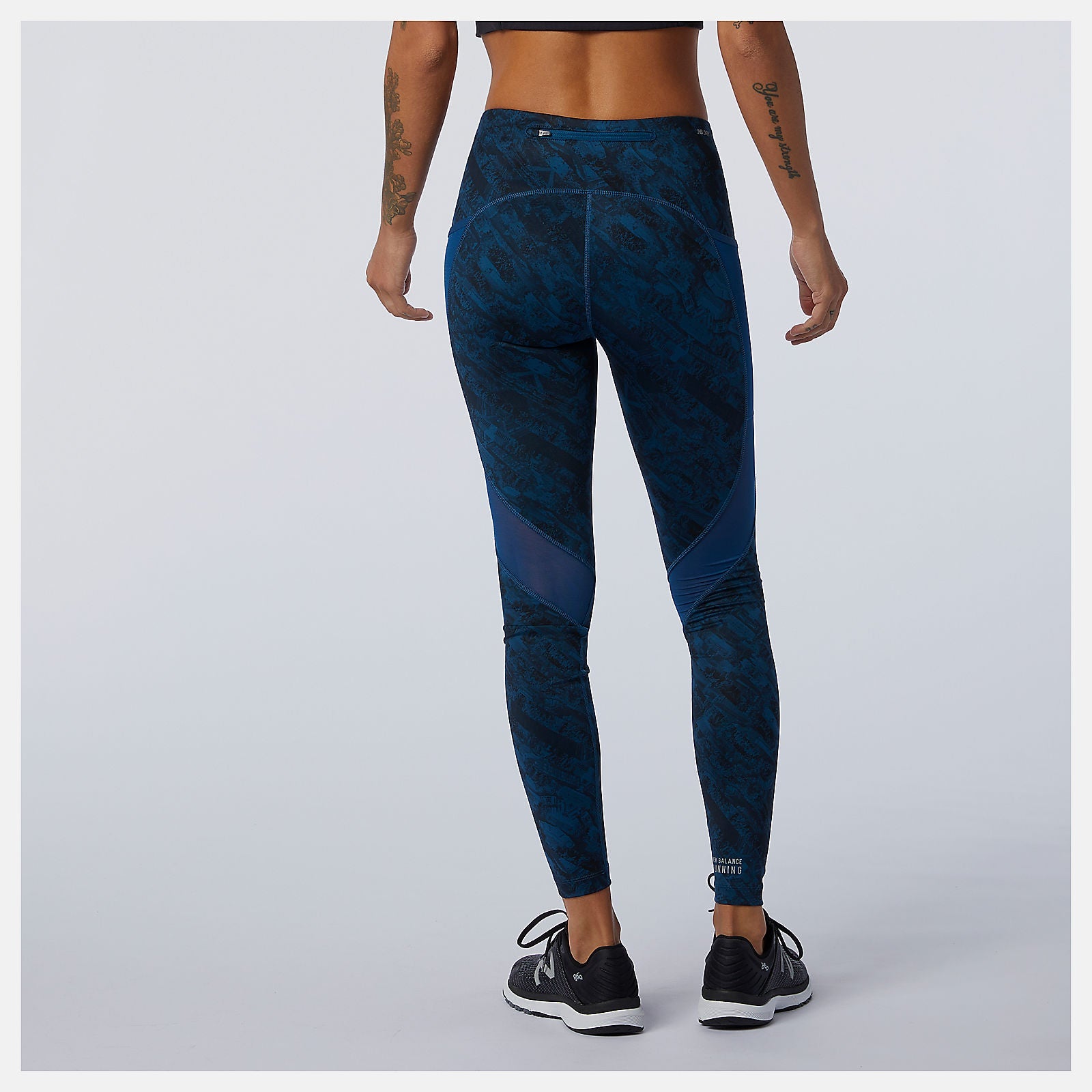 NYC Marathon Printed Impact Run Tight | New Balance Clothing Rogue Wave - Women