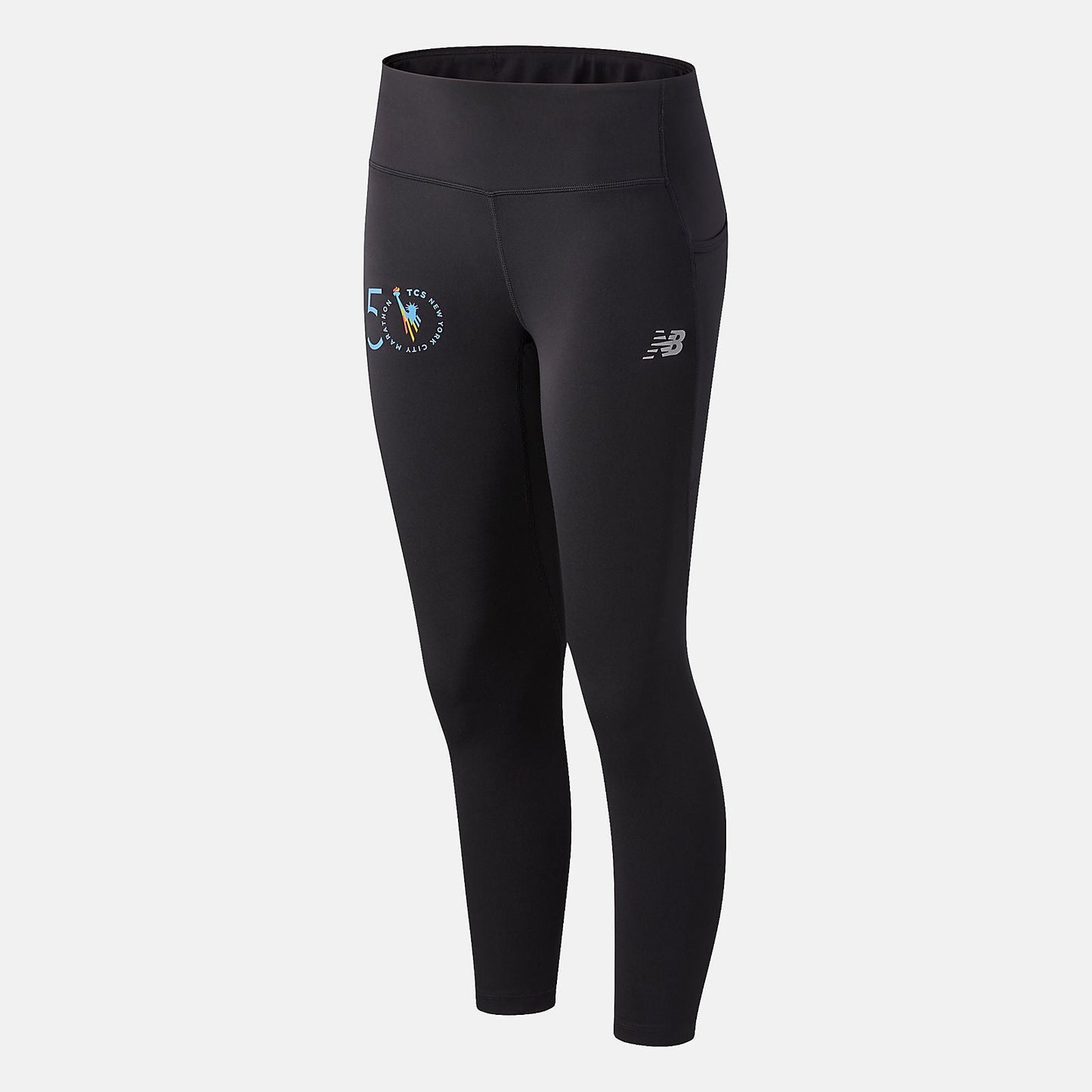 NYC Marathon Impact Run Crop Without Mesh | New Balance Clothing Black - Women