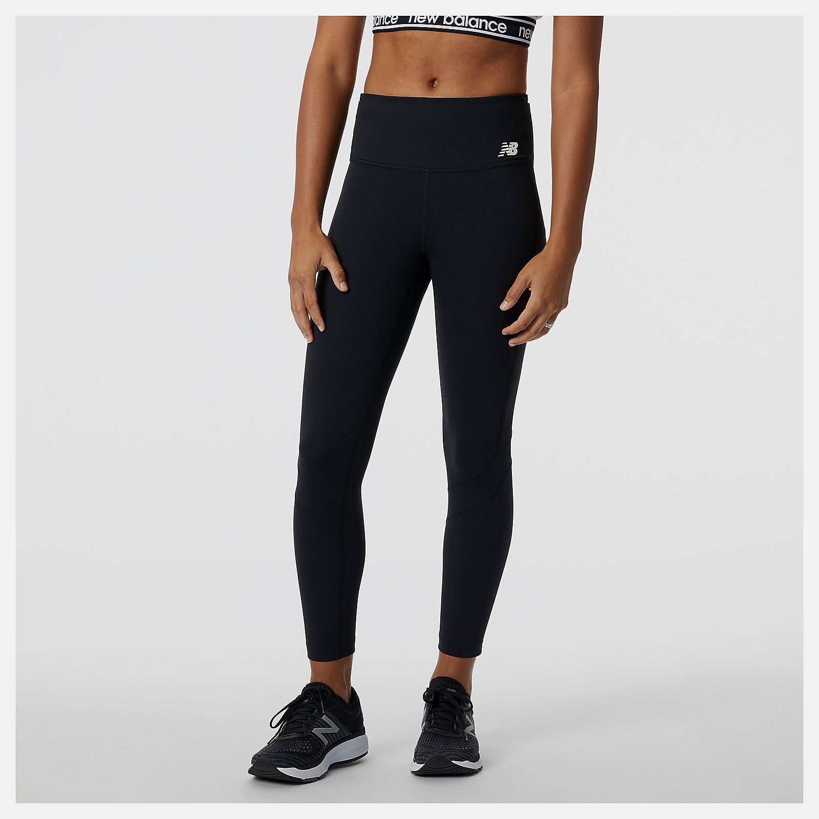 Transform NBSleek Crop Tight | New Balance Clothing Black - Women