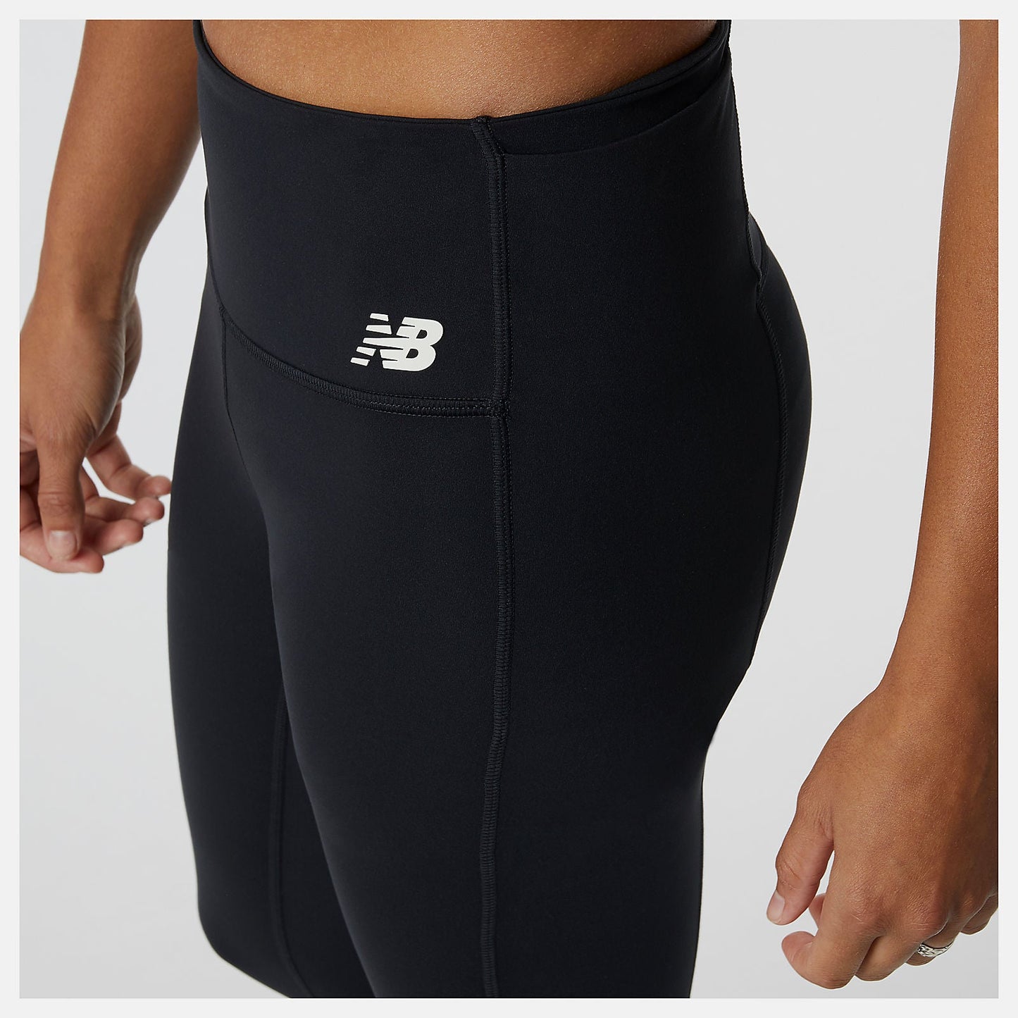 Transform NBSleek Crop Tight | New Balance Clothing Black - Women