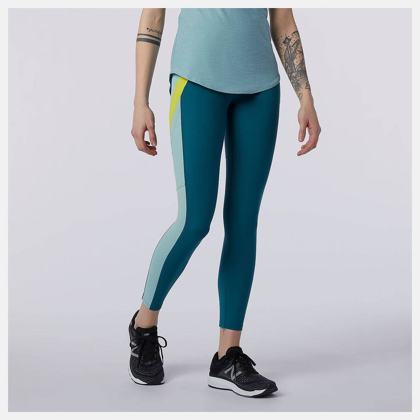 Transform 7/8 NBSleek Tight | New Balance Clothing Mountain Teal - Women