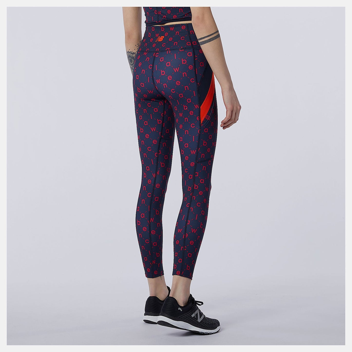 Transform 7/8 NBSleek Printed Tight | New Balance Clothing Blaze - Women