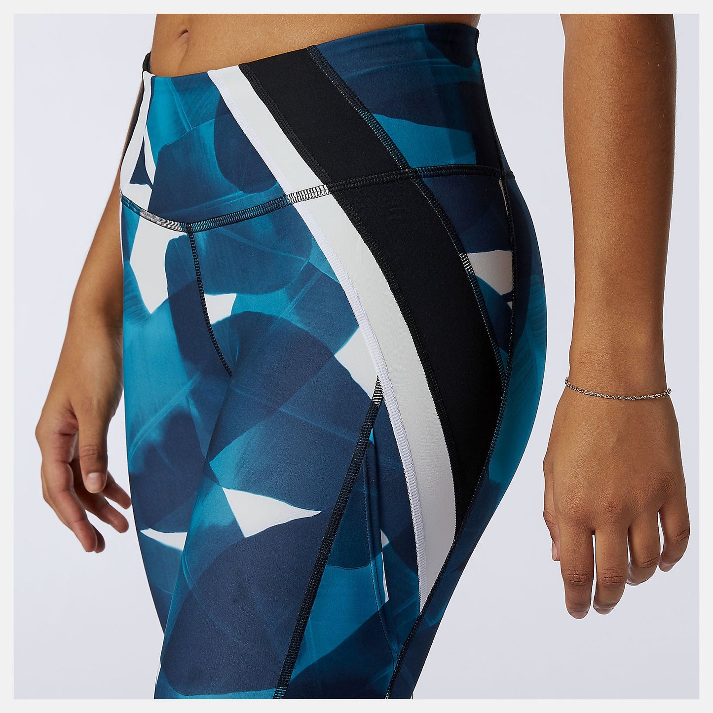 Transform 7/8 NBSleek Printed Tight | New Balance Clothing Deep Sky - Women
