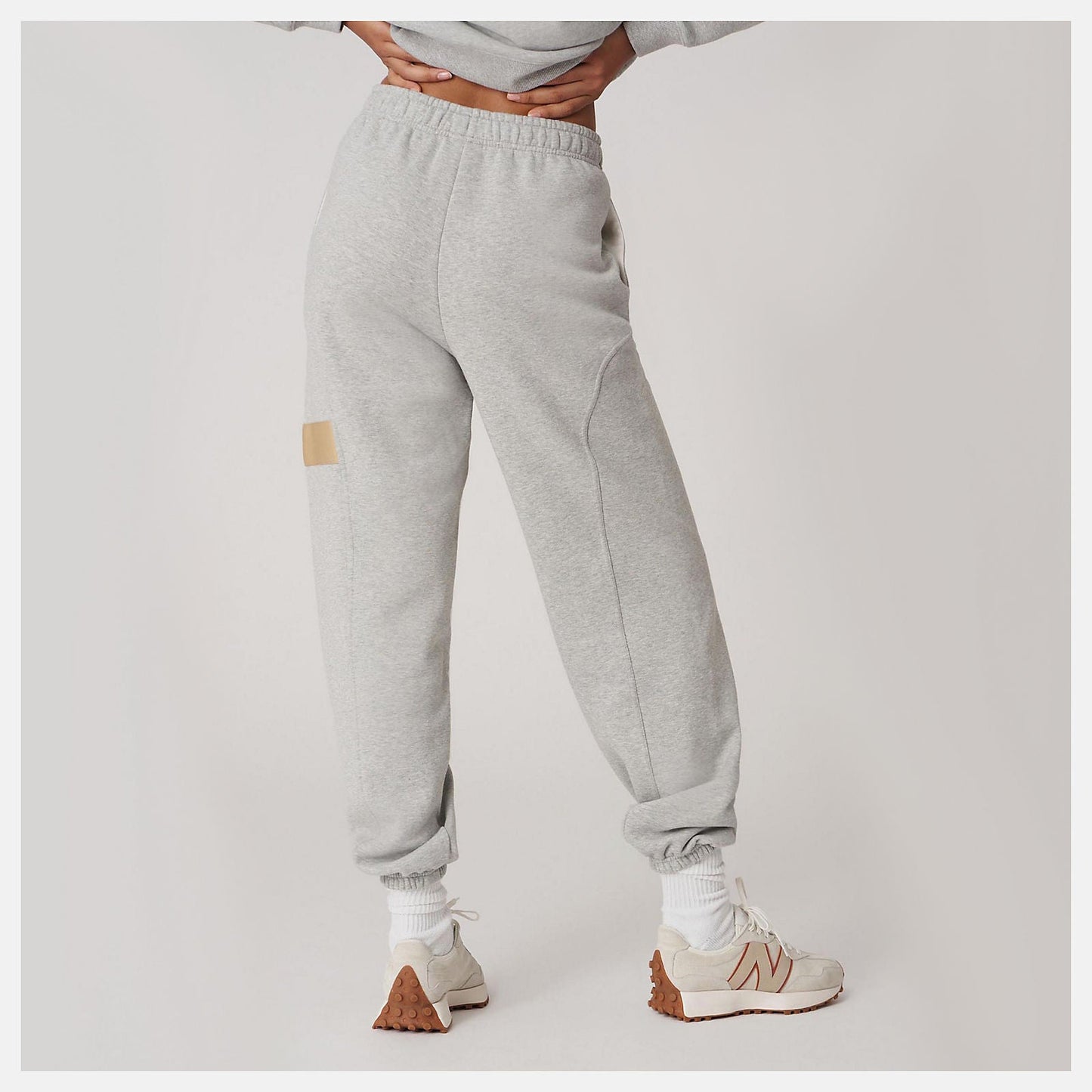 Bandier Fleece Jogger | New Balance Clothing Athletic Grey - Women