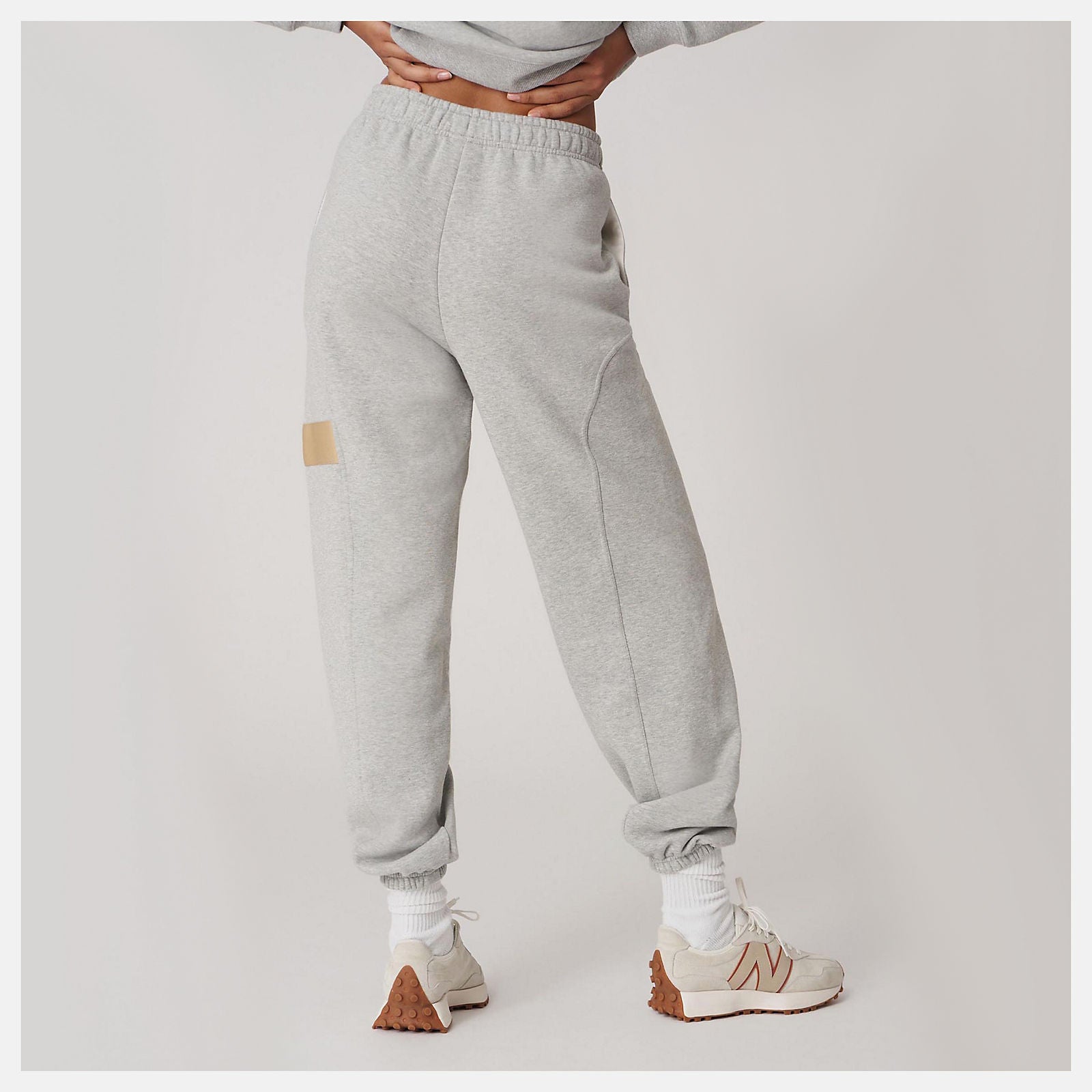 Bandier Fleece Jogger | New Balance Clothing Athletic Grey - Women