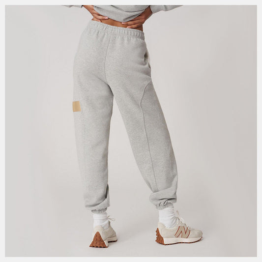 Bandier Fleece Jogger | New Balance Clothing Athletic Grey - Women