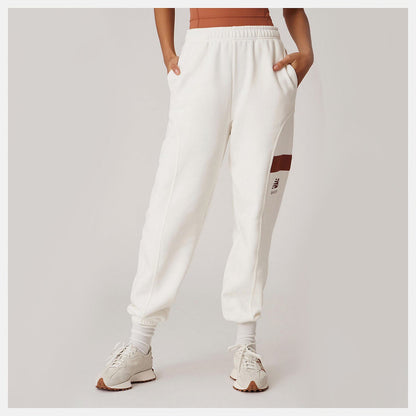 Bandier Fleece Jogger | New Balance Clothing Sea Salt - Women