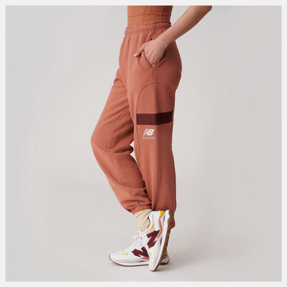 Bandier Fleece Jogger | New Balance Clothing Terra Cotta - Women
