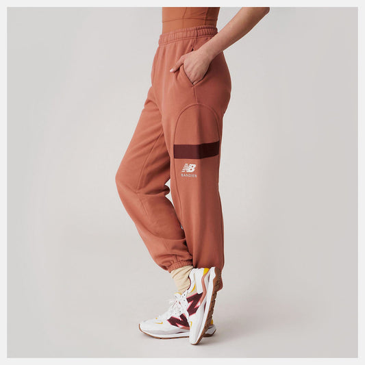 Bandier Fleece Jogger | New Balance Clothing Terra Cotta - Women