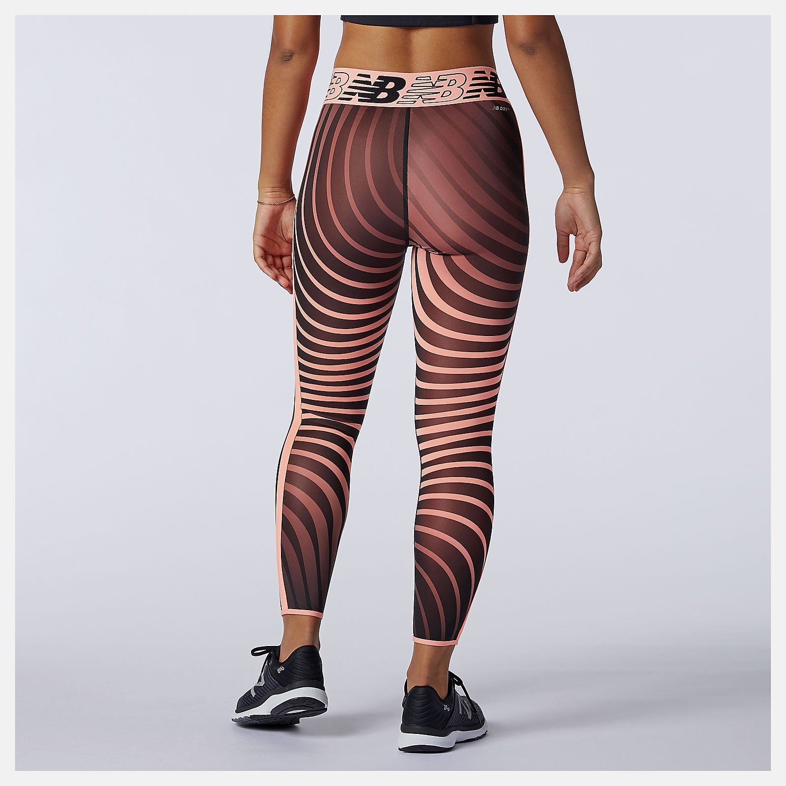 Relentless Printed High Rise 7/8 Tight | New Balance Clothing Paradise Pink - Women