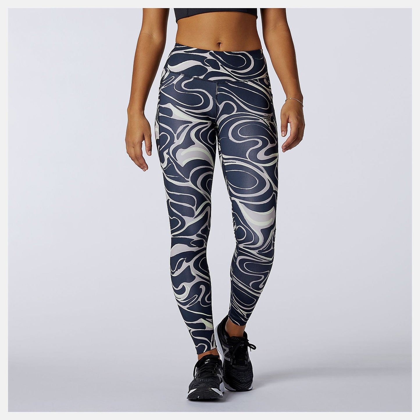 Printed Impact Run Tight | New Balance Clothing Logwood - Women