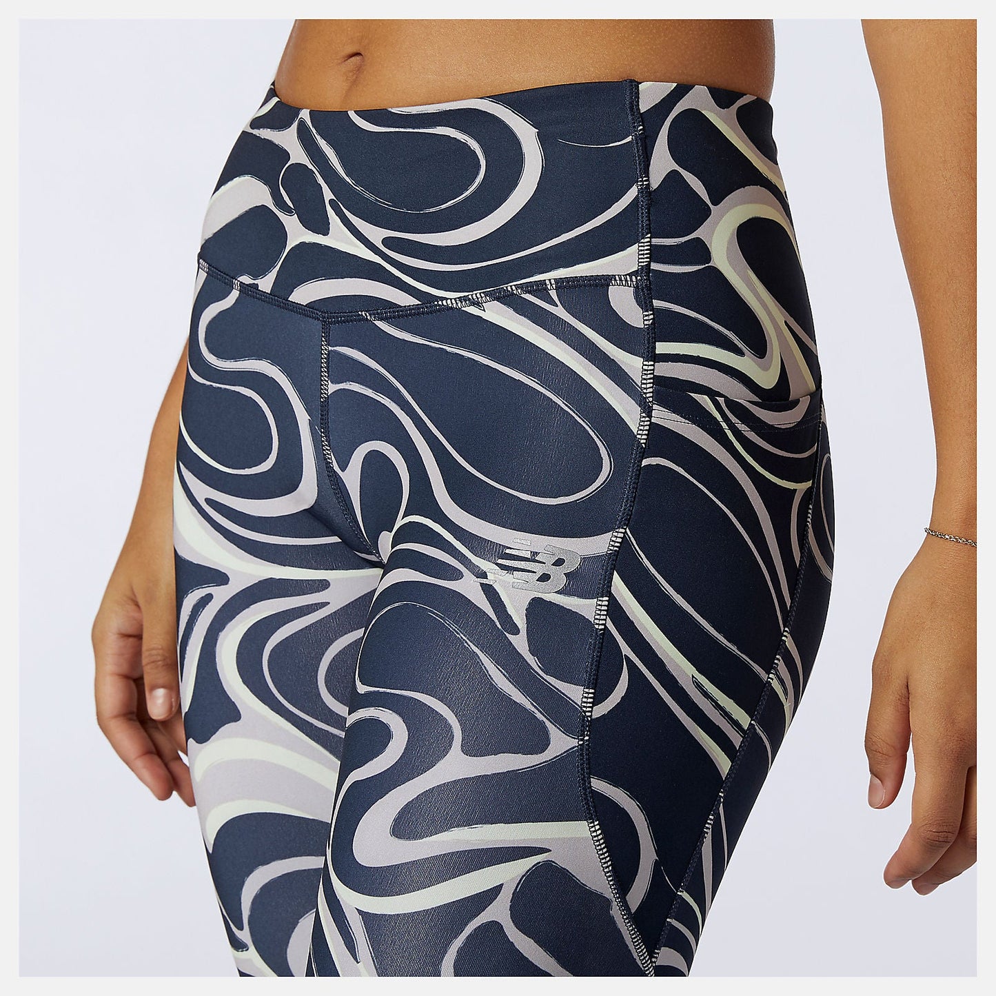 Printed Impact Run Tight | New Balance Clothing Logwood - Women