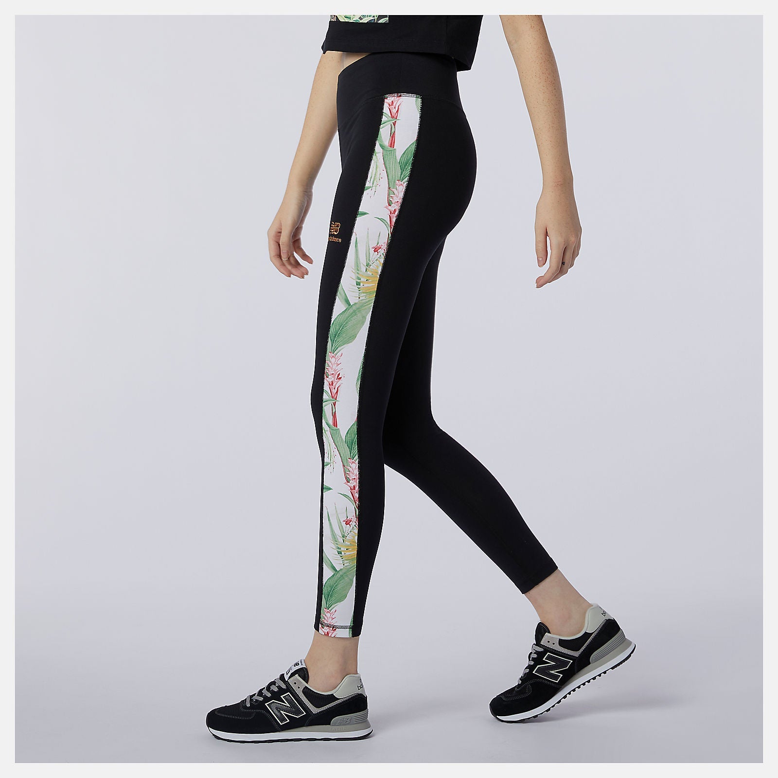 NB Essentials Botanical Legging | New Balance Clothing Black - Women