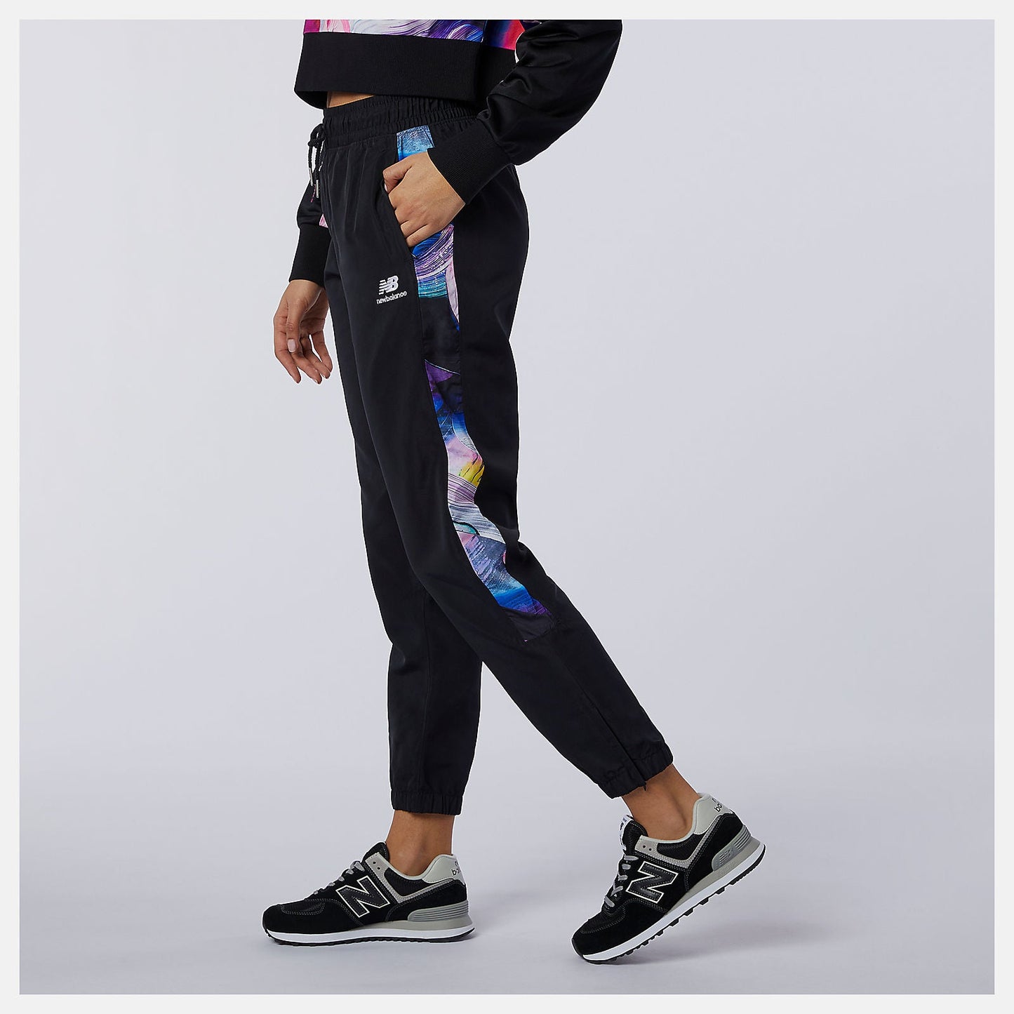 NB Athletics Erin Loree Woven Pant | New Balance Clothing Black - Women