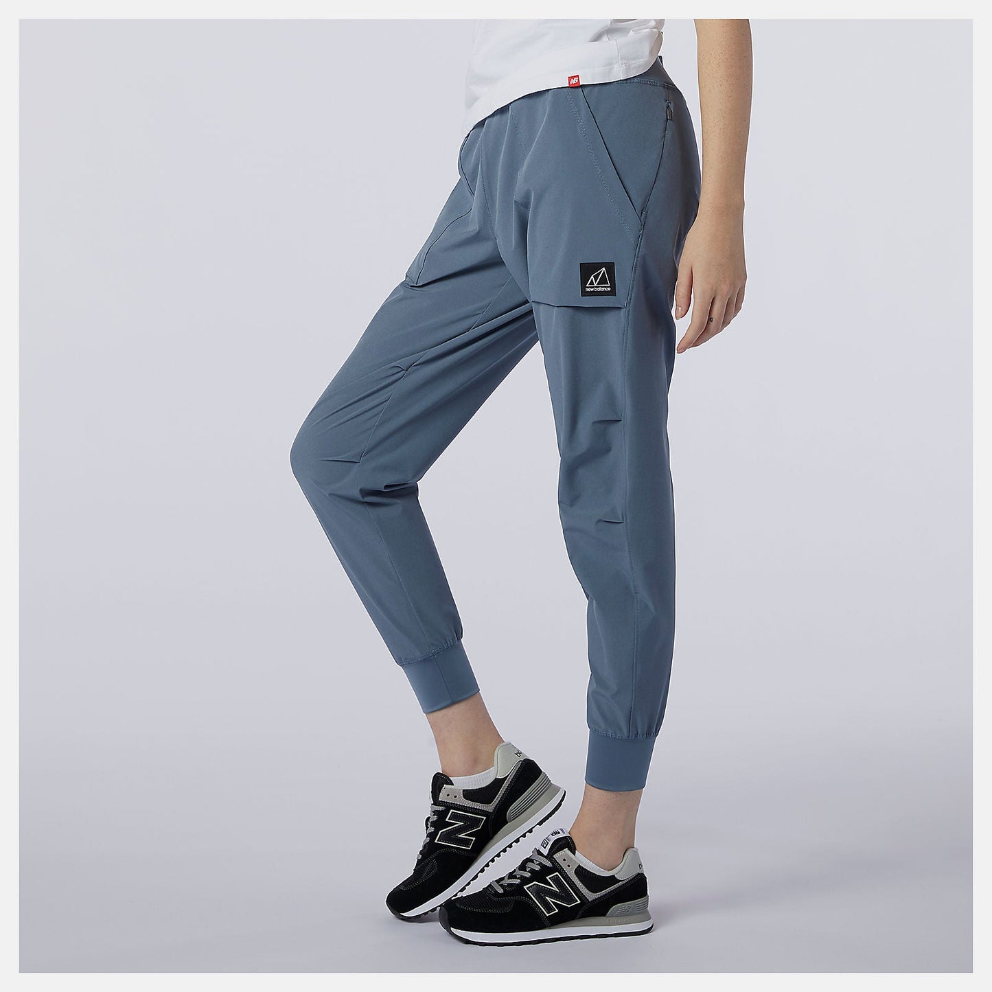 NB All Terrain Crop Pant | New Balance Clothing Ocean Grey - Women
