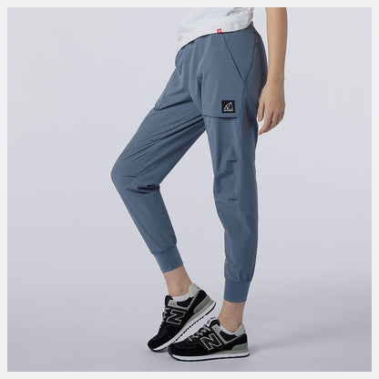 NB All Terrain Crop Pant | New Balance Clothing Ocean Grey - Women