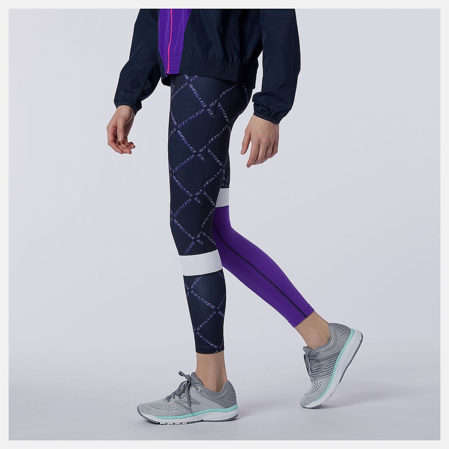 Fast Flight Printed Tight | New Balance Clothing Deep Violet - Women
