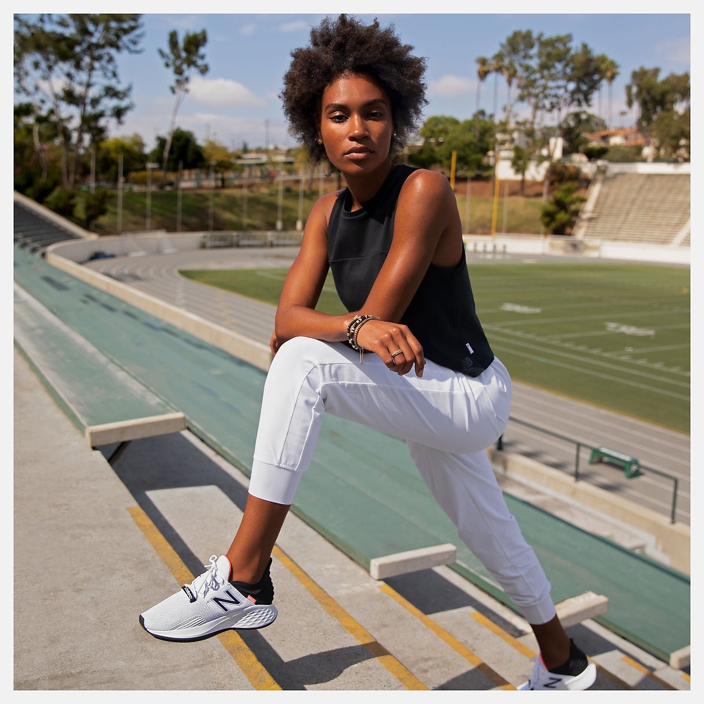Fresh Foam Roav | New Balance Shoes White/Black and Guava - Women