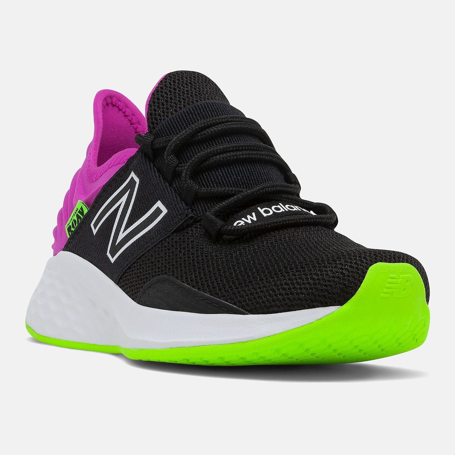 Fresh Foam Roav | New Balance Shoes Black/Poisonberry and Lime Glo - Women