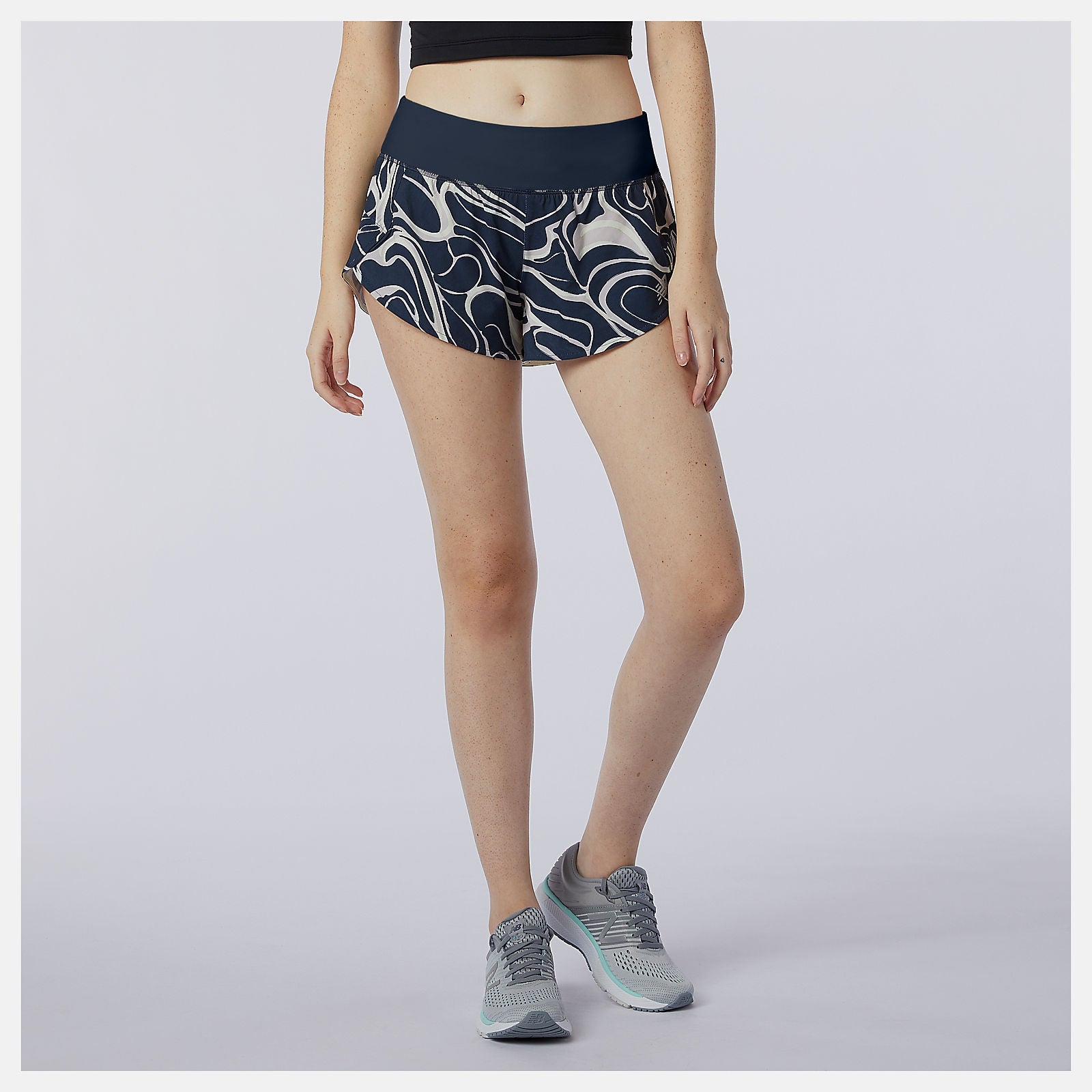 Printed Impact Run Short 3 Inch | New Balance Clothing Eclipse - Women